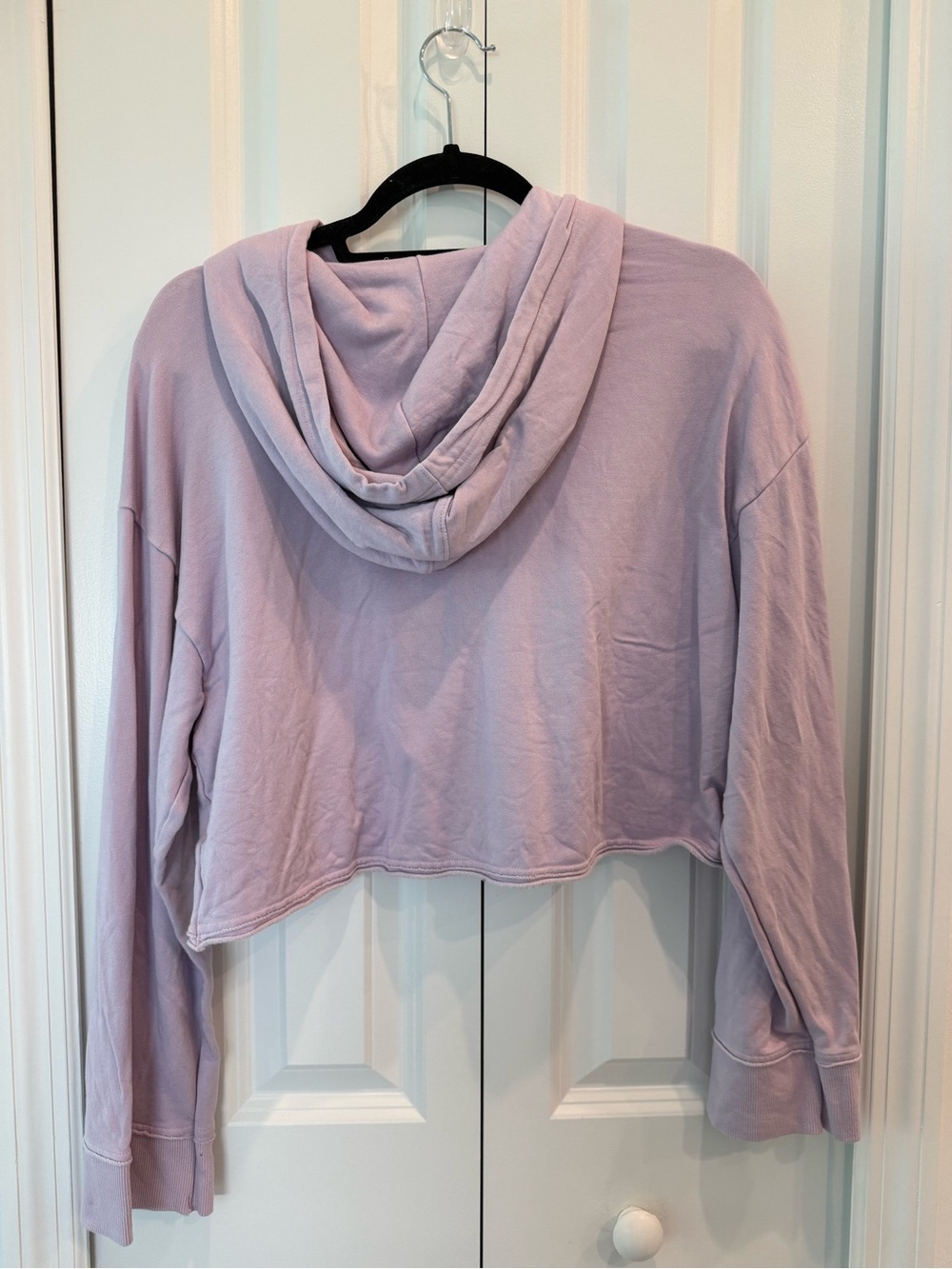 Nike Yoga Women’s Lavender Cropped Hoodie - Picture 4 of 4